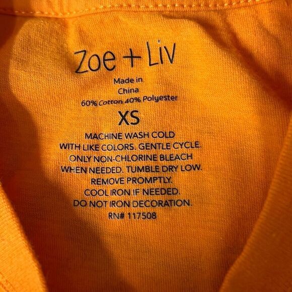 NWT Zoe + Liv Cat & Jack Kids' Orange Black Pumpkin Print Mesh Skirt Set Small H - Picture 3 of 5